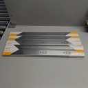 Goldenwarm 5 Pair Metal Silver Drawer Slides 22 Inch, Side Mount Ball Bearing Full Extension Glides for Dresser, Tool Box, Trash Can, and Kitchen Cabinets, Heavy Duty 100 LB Capacity