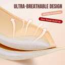 Bra Inserts 4 Pairs, Sports Bra Pads Inserts for Women, Sew in Bra Cups for Dresses, Bathing Suit Inserts (Medium, Beige)