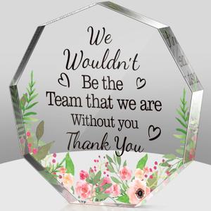 Yinder Thank You Gifts for Women Christmas Desk Decor Gifts for Teacher Coworker Doctor Nurse Leaving Job Inspirational Quotes Farewell Gift for Boss Staff Home Office Desk Decor(Elegant Style)