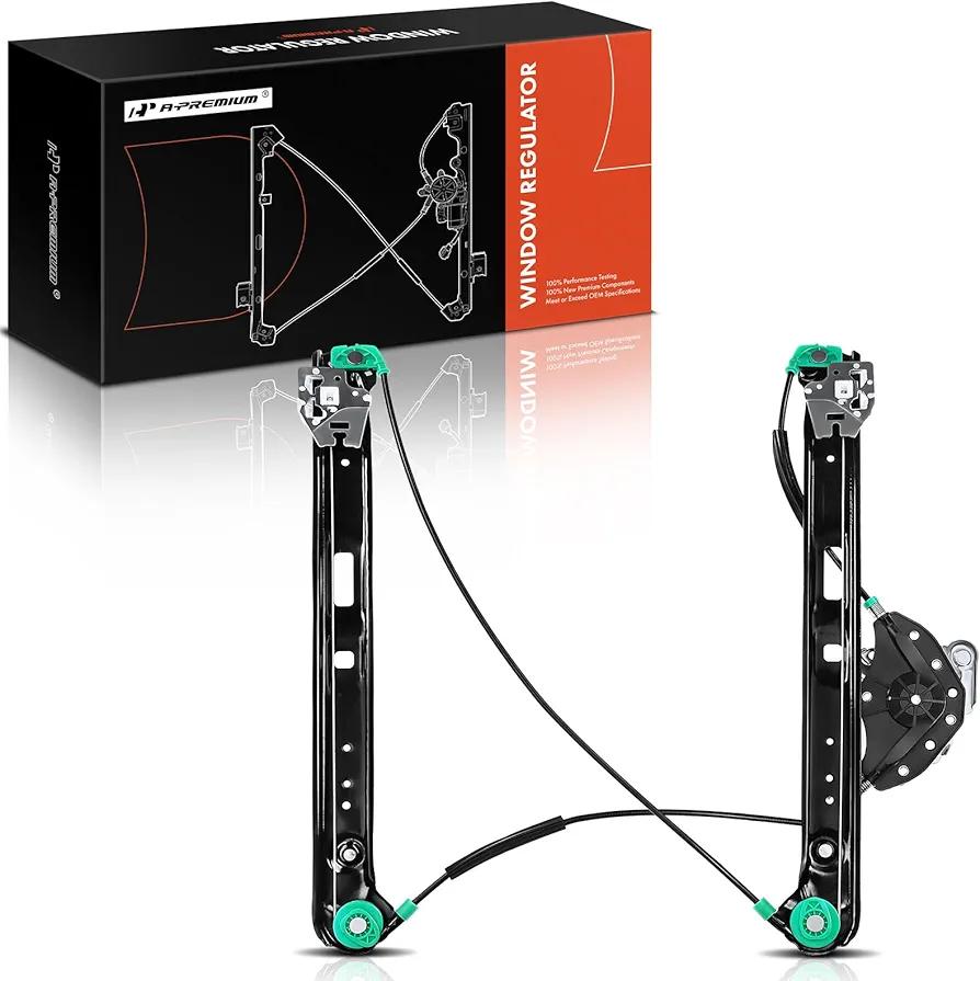 A-Premium Power Window Regulator without Motor Replacement for BMW E46 323i 325i 325xi 328i 330i 330xi Front Left Driver Side