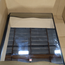 Modavari Home Fashion Accent Mirror Wood and Metal Finish Bathroom Mirrors for Wall Mounted, 40" x 30" Rectangle Rustic Wood Framed Wall Mirror, Decorative Farmhouse Mirror for Bathroom, Bedroom, Entryway, Horizontally/Vertically, 8 Pack