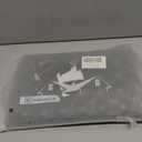 Yimobra Shower Bathtub Mat Non Slip, 21x21 Inch, Soft Square Bath for Tub with Suction Cups and Drain Holes, Stall Floor Mats Bathroom, Machine Washable, Bathroom Accessories, Clear Gray