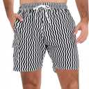 Scotamalone Mens Swim Trunks Board Shorts Swimwear Bathing Suits Quick Dry for Beach,Travel,Vacation,Swimming, Surfing,Casual (XXL)
