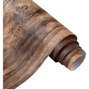 Wood Style Contact Paper Self Adhesive Peel and Stick Wallpaper Interior Decoration Wallpaper Contact Paper (17.7in*393in(45cm*10m))