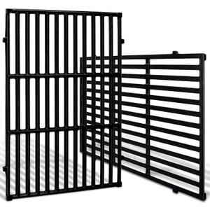 19.5 Inch Cast Iron Grill Grates for Weber Genesis 300, Genesis E310 E320 E330 S310 S320 S330 EP310 EP320 EP330 Gas Grill, 7528 7524 Cooking Grates for Weber Genesis Grill Replacement Parts