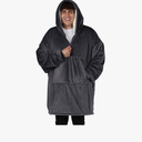 THE COMFY Original | Sherpa Lined Microfiber Fleece Wearable Blanket, Oversized Design with Hood and Pocket from Shark Tank