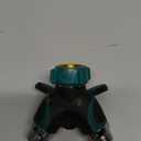 2WAYZ Hose Splitter 2 Way Heavy Duty Outdoor Faucet and Garden Connector - Water Spigot Splitter - Durable All-Metal Y Adapter with Shut-Off Valve - 4 x 4 x 1.5 Inches