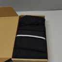 TIICHOO Boys Incontinence Underwear Washable Cotton Kids Incontinence Boxer Briefs 5 Pack (Black, L)