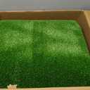 Artificial Grass Turf, 10ft x 10ft 0.4" Pile Height, Indoor Outdoor Fake Astroturf Rug Carpet Mat for Balcony Decor Backyard Patio Backdrop Fence Wall Decorations Dogs