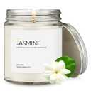 1OAK Jasmine Candle - Soy Wax Scented Candles (Jasmine) - Soy Candles for Home Scented - Long Burning Premium - Hand-Poured (7oz.)
