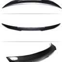 Rear Spoiler Compatible with BMW G20 3 Series & G80 M3 2019-2025, PSM Style Carbon Fiber Pattern Trunk Exterior Duckbill High Kick Tail Deck Lid Wing Lip Splitter 320i 330i 330e M340i M3