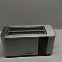 Mueller UltraToast Full Stainless Steel Toaster 4 Slice, Long Extra-Wide Slots for Bagels and Waffles, 6 Browning Levels, LED Display, Cancel/Defrost/Reheat Functions & Removable Tray, Kitchen Gadgets