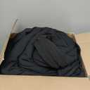 Bedsure King Size Comforter Set, Black Soft Prewashed Bedding for All Seasons, 3 Pieces GentleSoft Warm Down Alternative Bed Set, 1 Lightweight Comforter (104"x90") and 2 Pillowcases (20"x36")