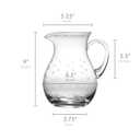 Mikasa Cheers Glass Beverage Pitcher, 3.25-Quart