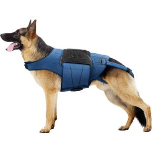 Dog Back Brace for IVDD, Arthritis, Slipped and Herniated Discs Provides Back Support and Pain Relief, Stabilizes Spine for Surgical Recovery and Mobility, Dogs Back Disease Prevention(Blue, XL) (Extra Large)