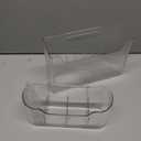 Mowhut 2 Pack Foil and Plastic Wrap Storage Rack, Adhesive Aluminum Foil Organizer for Cabinet Door and Pantry, Space-Saving Wrapping Paper Storage for Kitchen Cabinets, No Drilling, Clear