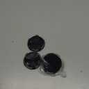 X AUTOHAUX 4pcs 70mm Black Car Universal Wheel Center Hub Caps Emblem Badge Decal Sticker