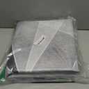 Office Chair Mat for Hardwood Floor & Low-Pile Carpet, 60"*48" Highly Premium Quality Under Desk Mat 3.86lbs Anti-Slip Rolling Chair Mat for Carpet/Laminate Floor Black White