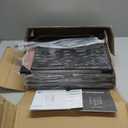 WLIVE Dresser with 4 Drawers, Fabric Storage Tower, Organizer Unit for Bedroom, Hallway, Entryway, Closets, Sturdy Steel Frame, Wood Top, Easy Pull Handle, Rustic Brown Wood Grain Print