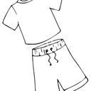 Shorts and T-Shirt For Swimming 2XL