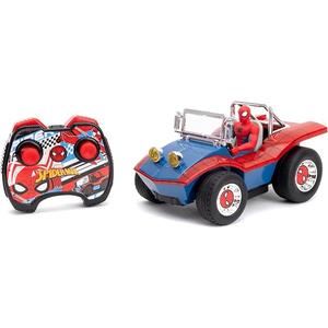 Jada Marvel 1:24 Spider-Man Buggy RC Radio Control Cars, Toys for Kids and Adults