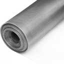 fowong 304 Stainless Steel Window Screen Mesh Roll, 47" x 10 Ft, Sliver