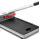17mm Thick Upgrade Stability Heavy Laminate Floor Cutter,13" Professional Vinyl Flooring Cutter with 15 /30 /45Adjustable Angle Settings,Cuts Laminate, LVP,LVT,SPC,Engineered Hardwood (Black)