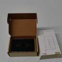 MOES 2.4GHz WiFi Wall Touch Smart Switch Neutral Wire Required, 3 Way Multi-Control, Glass Panel Light Switch Work with Smart Life/Tuya App, RF433 Remote Control, Alexa and Google Home Black 2 Gang