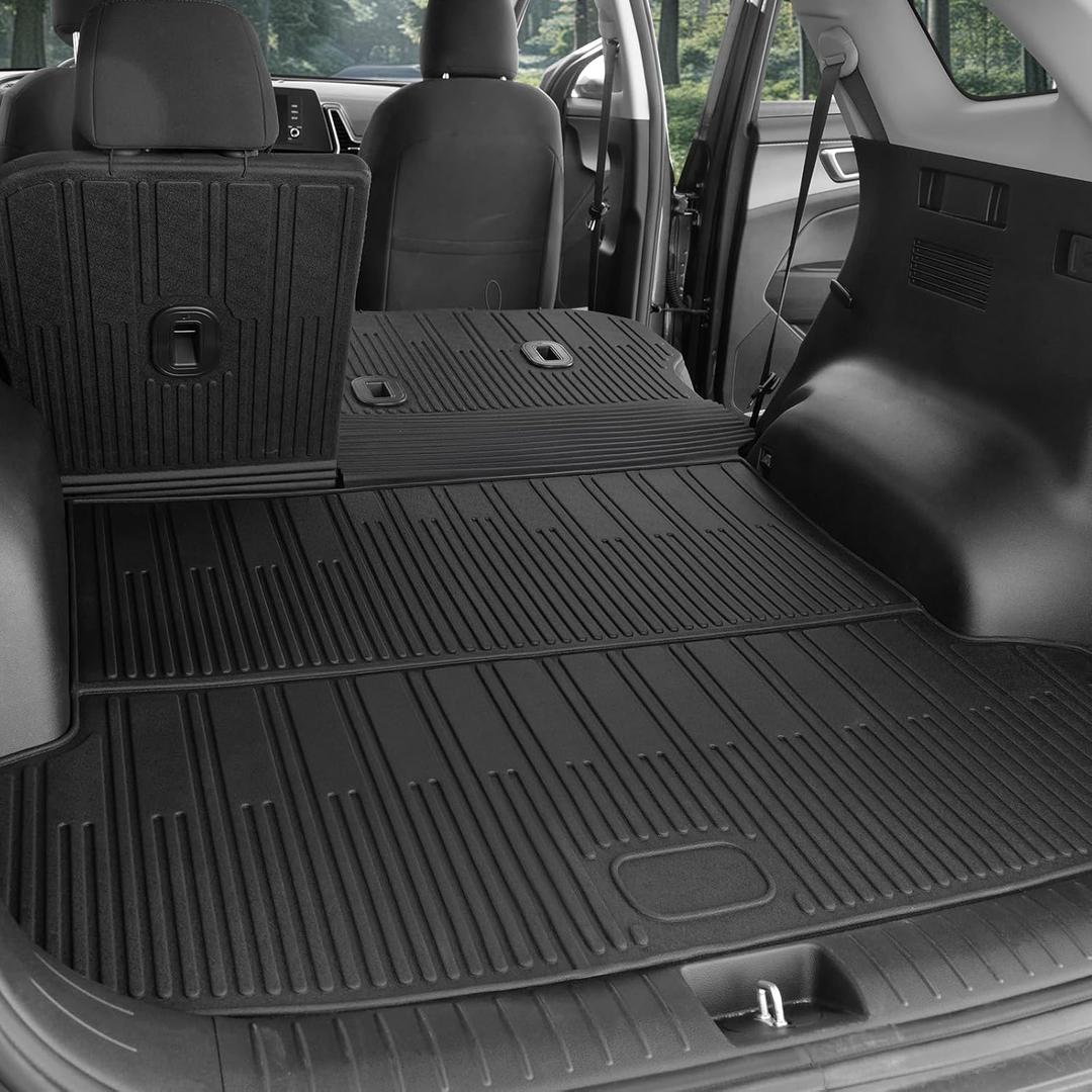Cargo Mat for 2023-2025 2026 Kia Sportage, Full Coverage All Weather Trunk Cargo Liner with Backrest Protectors for Sportage Accessories