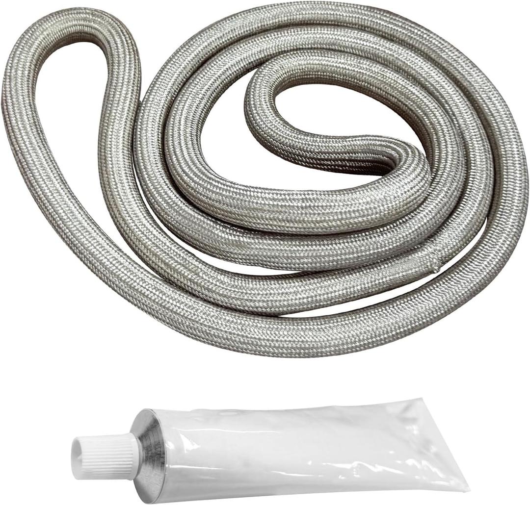 Upgraded W10861521 Dryer Door Seal Part Compatible with Maytag Amana Crosley Inglis Kenmore and Whirlpool Dryer Seal Replaces AP5999407 WP3405246 PS11731610 W10730752 4382011 W10389572 - With Adhesive