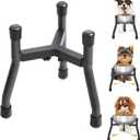 Elevated Dog Bowls, Adjustable Metal Raised Dog Bowl Stand for Medium Dogs or Large Cats, Adjustable Wide 6.3"-10.2", with Anti-Slip (Bowl Not Included) (W 6.3"-10.2")