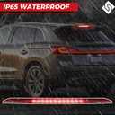 ISINSWIFT Third Brake Light,3rd Brake Light Assembly fit for Ford Edge 2015-2024, High Mount Stop Light FT4Z13A613A Stop Light Lamp