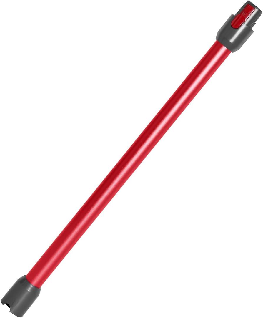 Replacement Wand Tube Quick Release Compatible with Dyson V15 V11 V10 V8 V7 Vacuum Accessories Parts, 28.7in Extension Cleaner Attachment for Home Office (Red)
