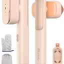 Smart Steam irons Handheld Steamer for Clothes  Global Voltage Adaptation, Palm-Sized & Lightweight (0.8lb), Dual Steam Modes, Easy Wrinkle Remover, Auto Shut-Off, for Travel & Home (Cute Pink)