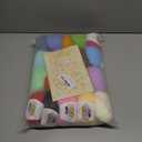 Katech 20 Skeins Cotton Yarn for Crocheting-55% Cotton 45% Acrylic-4 Medium (Worsted)-Super Soft Milk Cotton Yarn-Great Crochet and Knitting Starter Kit for Colorful Craft