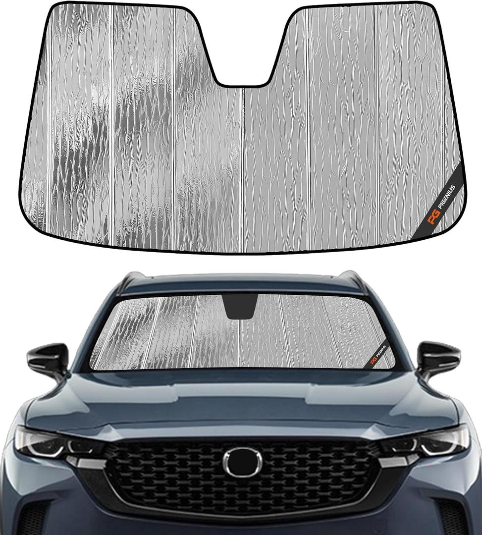 Pigenius Windshield Sunshade for Mazda CX-50 2023-2026 Front Window Sun Shade - AstraGuard