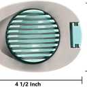 3 x Egg Slicer for Hard Boiled Eggs Cutter with Stainless Steel Wire Dishwasher Safe (Green)