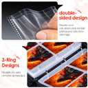 Trading Card Binder 4 Pocket, Waterproof PU 400Pockets Card Holder, Portable Zippered Collectible Game Card Albums Gifts for Boys and Girls, Trading Card Album for MTG/TCG/Card Holder Gift
