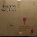 Makeup Vanity Mirror with USB Charging Port 28" x 22" Large LED Makeup Mirror, Desk Mirorr with Lights, Light up Mirror with 10X Magnification and, Dimmable 3 Modes, Touch Control White (22"L x 28"W, Square White Led)