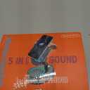 Wireless Induction Audio Bluetooth Speaker 5in1 Phone Holder Emergency Rechargeable (3000mAh) with Colorful Ambient Light 300 Foldable for Tablet iPhone Android, Gifts for Men Women (Black)