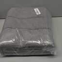 DEXI Bathroom Rug 43x24, Non Slip Washable Bath Mat for Shower Floor, Extra Large Absorbent Soft Bathmat with Rubber Backing, Quick Dry Microfiber Carpet, Grey