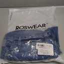 roswear Womens Mid Rise Roll Cuff Bermuda Stretch Denim Jean Shorts 
Light Blue Large