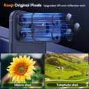 Jeluse Compatible with iPhone 17 Pro Max Camera Lens Protector, Strong Adhesion Full Coverage Metal Aluminum Alloy Ultra Clarity Tempered Glass Camera Screen Protector