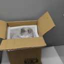 1 Gallon thickened Square Glass Pitcher with Lid, Classic Stripes Water Pitchers for Fridge, Borosilicate Glass Carafe for Hot/Cold Brew Drink, Extra Large Jug with Handle for Iced Tea, Coffee, Juice (Silver)