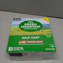 Green Mountain Coffee Roasters Half Caff, Single-Serve Keurig K-Cup Pods, Medium Roast Coffee Pods, 32 Count (EXP 06/18/28)