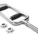 Cap Barbell Standard Threaded 34" Triceps Bar | Multiple Options (Black, Rubber Grips)