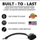 Grill Rescue BBQ Replaceable Scraper Cleaning Head, [Rescue-Upgraded], Bristle Free Grill Brush, Durable and Unique Scraper Tools for Cast Iron or Stainless-Steel Grates, Barbecue Cleaner (Rescue Pro)