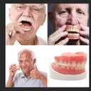 Do It Yourself Denture Fake Teeth Top and Bottom Temporary Teeth for Improve Smiling