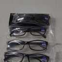 Gaoye Reading Glasses for Men, 4 pack Fashion Readers for Men Women Spring Hinge Eye Glasses, Blue Light Reading Glasses (*C2 Mix Color, 1.75)
