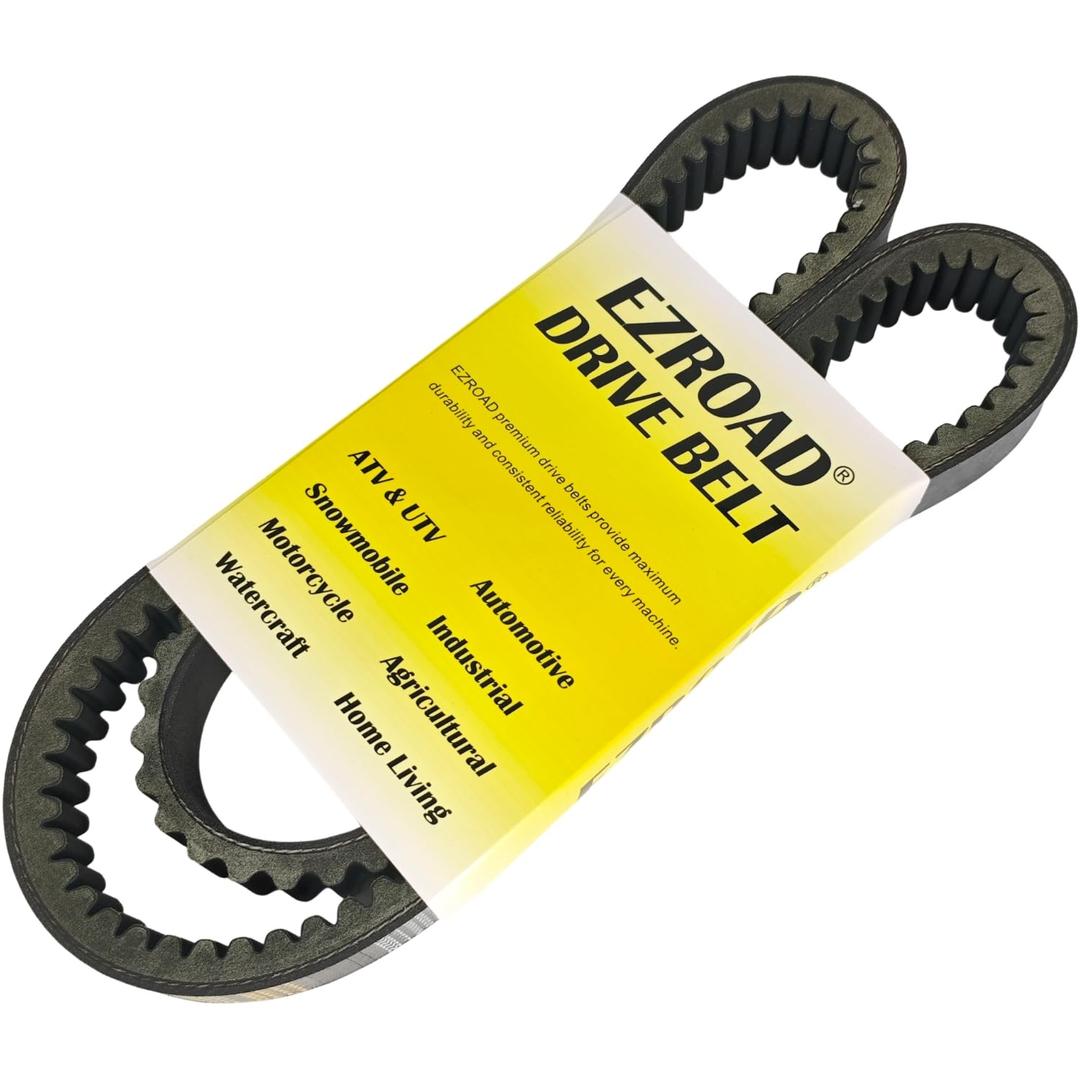 EZROAD Drive Belt V-Belt M125383 Compatible with John Deere Gator 4X2 6x4 Diesel Trail Worksite M Military 24G5596 A-M125383 15-487 Utility Vehicle UTV Continuously Variable Transmission CVT
